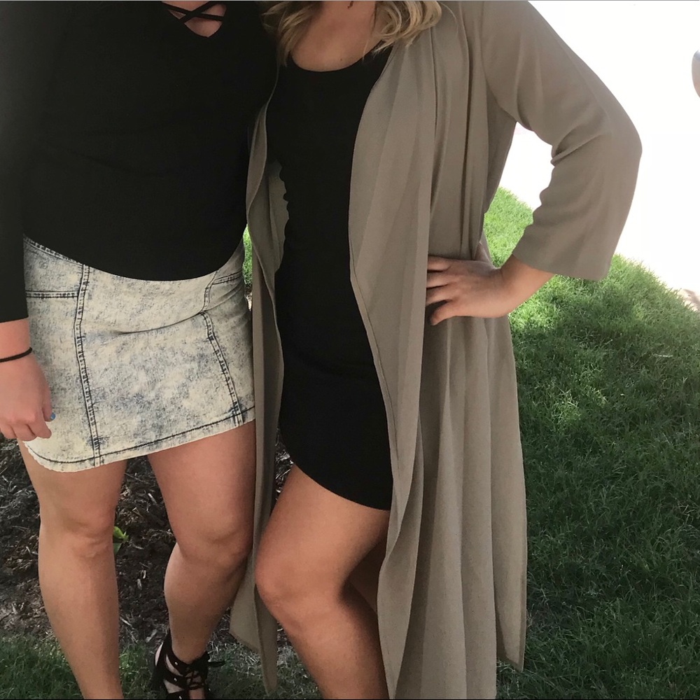 Olive green duster